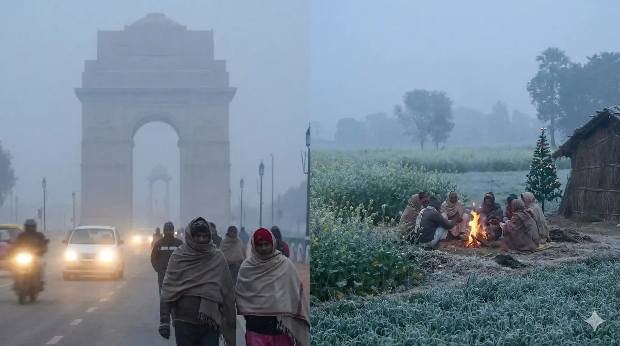 Weather Alert Today: क्रिसमस पर उत्तर भारत में ‘कोल्ड अटैक’! दिल्ली-UP में कोहरे का रेड अलर्ट, 5°C तक लुढ़का पारा